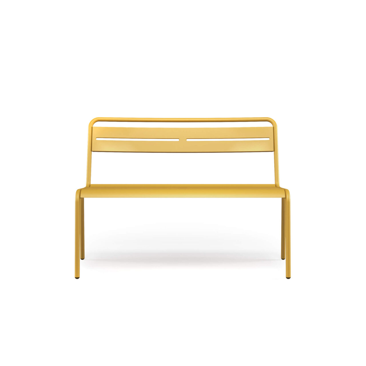 Divano-2-posti-Star-da-giardino-in-Acciaio-EMU-arredamenti-da-esterno Il divano due posti Star è un sofa versatile che si adatta a diversi contesti outdoor, sia privati che contract, spaziando da grandi aree a spazi più contenuti. Star è un divano coloratissimo e informale, ideale per creare atmosfere allegre e rilassate. La seduta è ampia e comoda, perfetta per momenti all'aperto. Il design essenziale e lineare si integra facilmente in qualsiasi ambiente, valorizzando lo spazio. Per un comfort extra, è disponibile un cuscino che rende il divano ancora più accogliente.