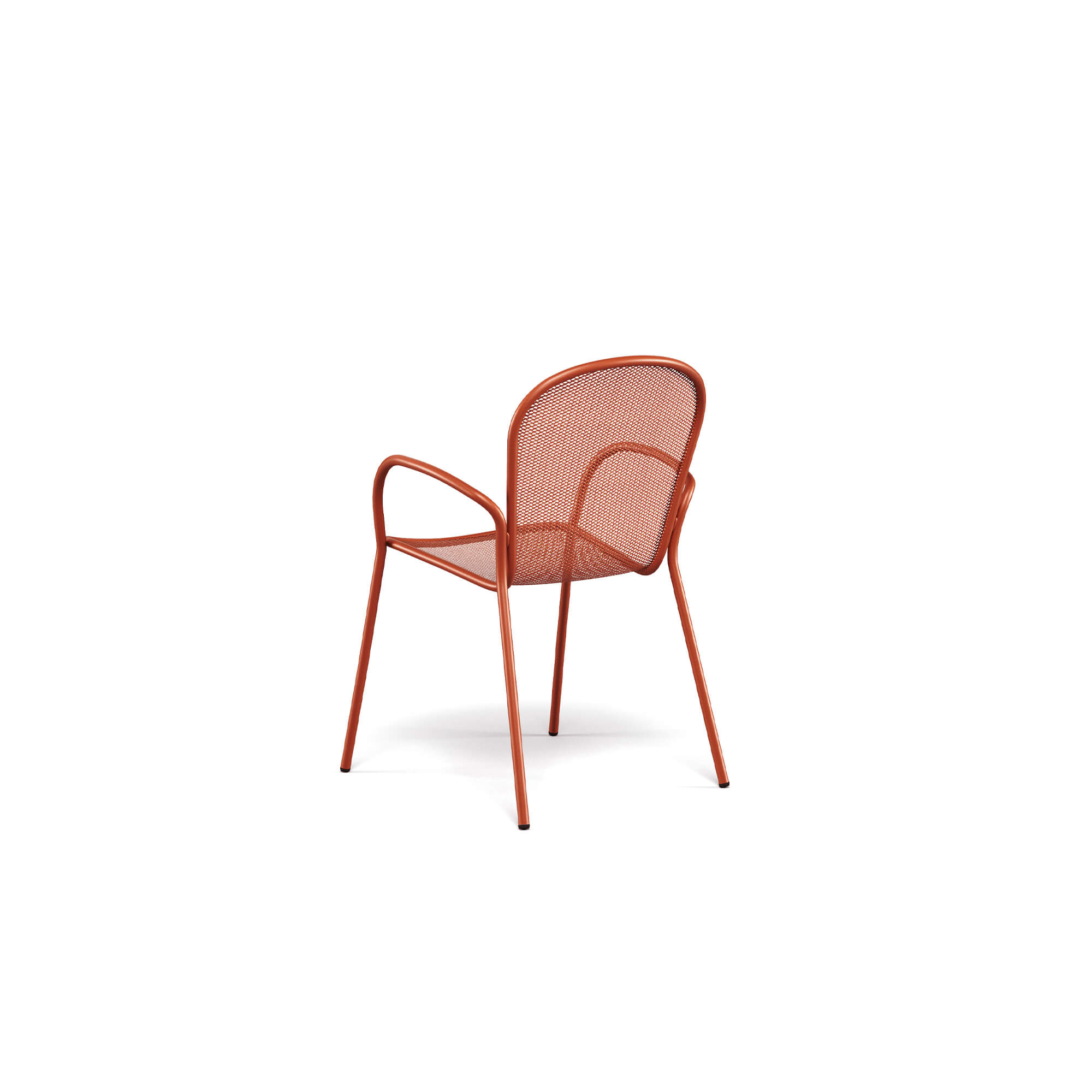 poltroncina-rondaX-458-emu-esterno-giardino-acciaio-rosso-acero-cam006