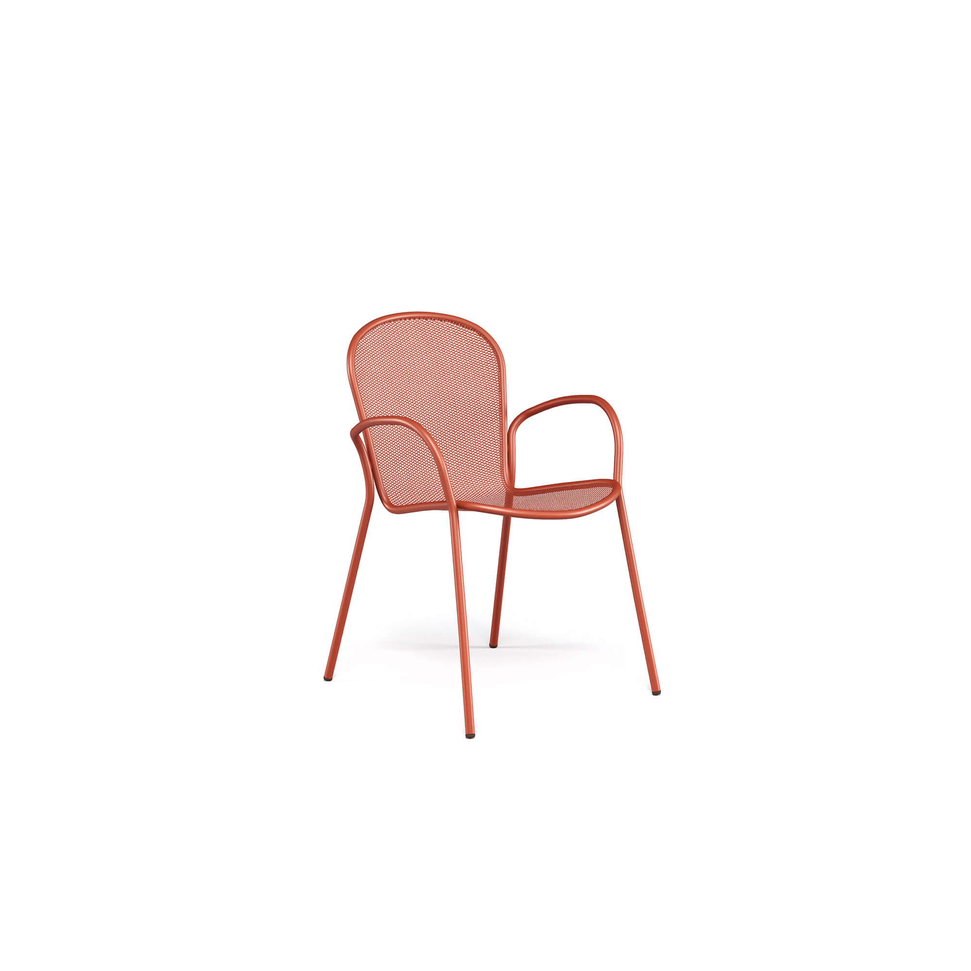 poltroncina-rondaX-458-emu-esterno-giardino-acciaio-rosso-acero-cam008